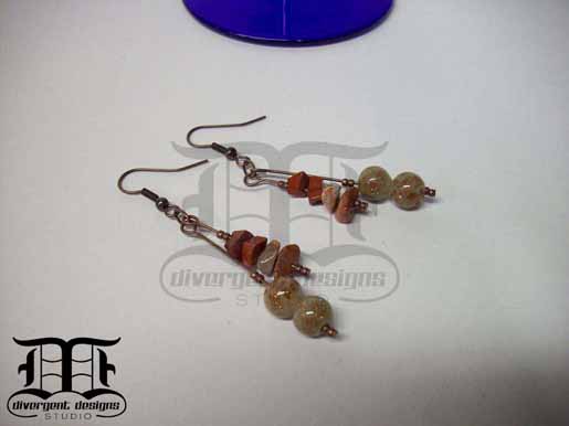 Jasper Earrings detail shot